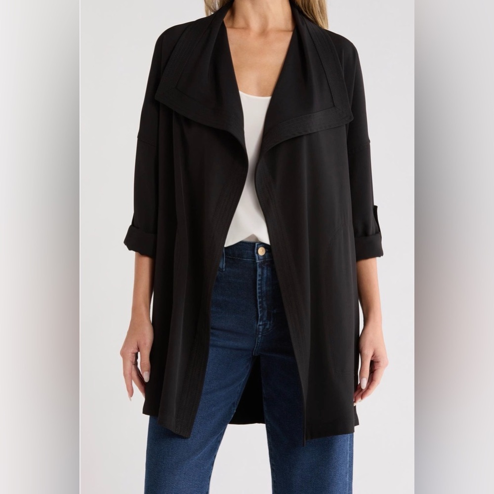 MaxStudio drape collared jacket. NWT